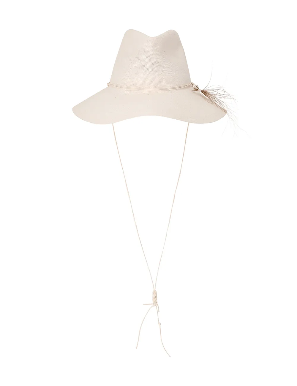 Glazed Straw Collapsible Hat 